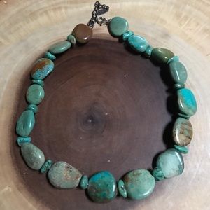 Sundance Catalog Peyote Bird Turquoise Necklace